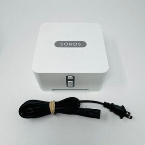 Sonos Connect Wireless Stereo Music Streamer White CTNZP US1 with Power Cable